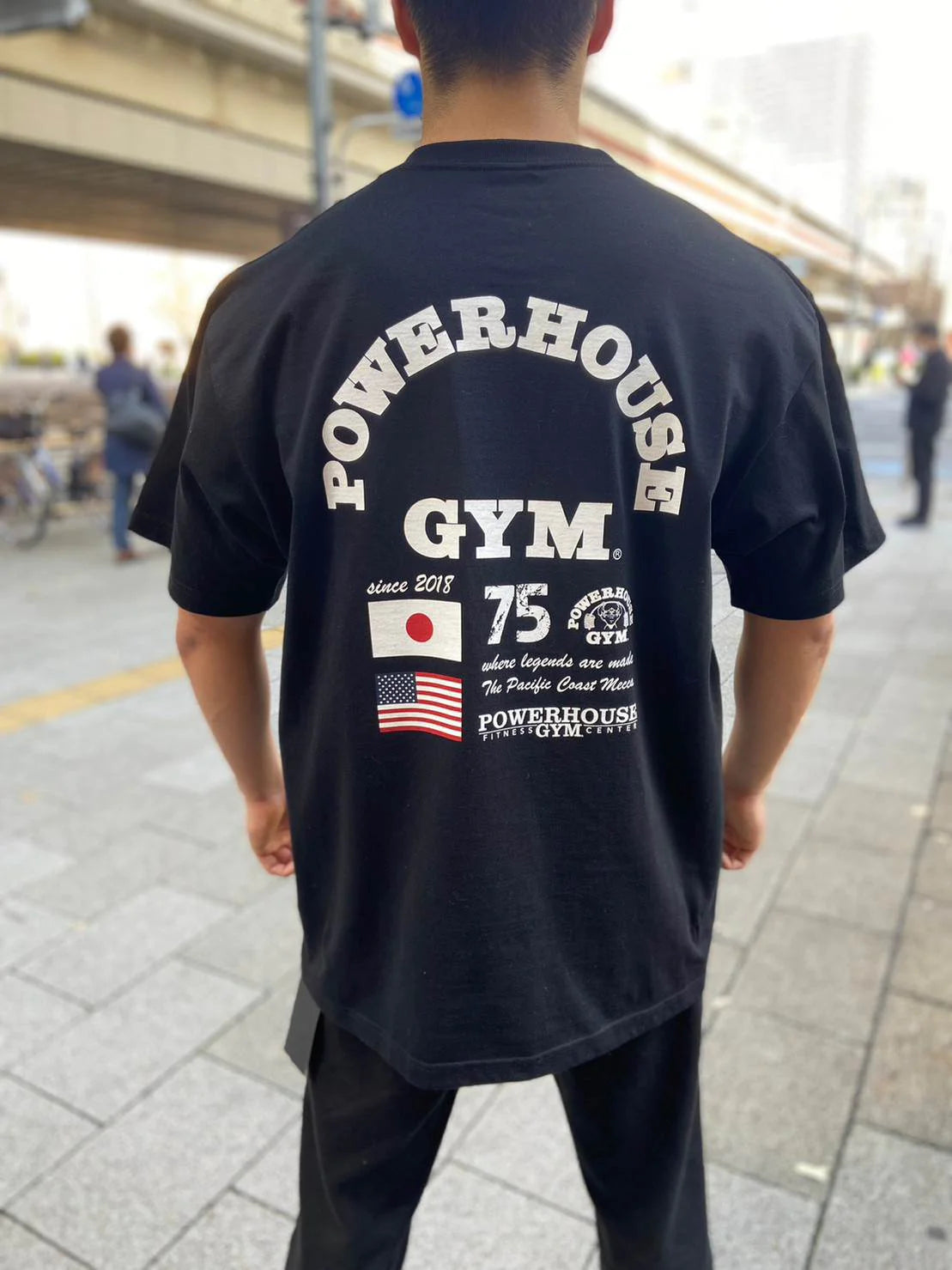 パワーハウスジム 東京記念限定Tシャツ POWERHOUSE GYM メンズ