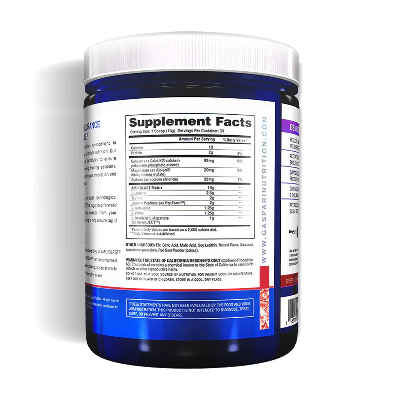 AMINOLAST - SPEEDS RECOVERY AND REDUCES SORENESS