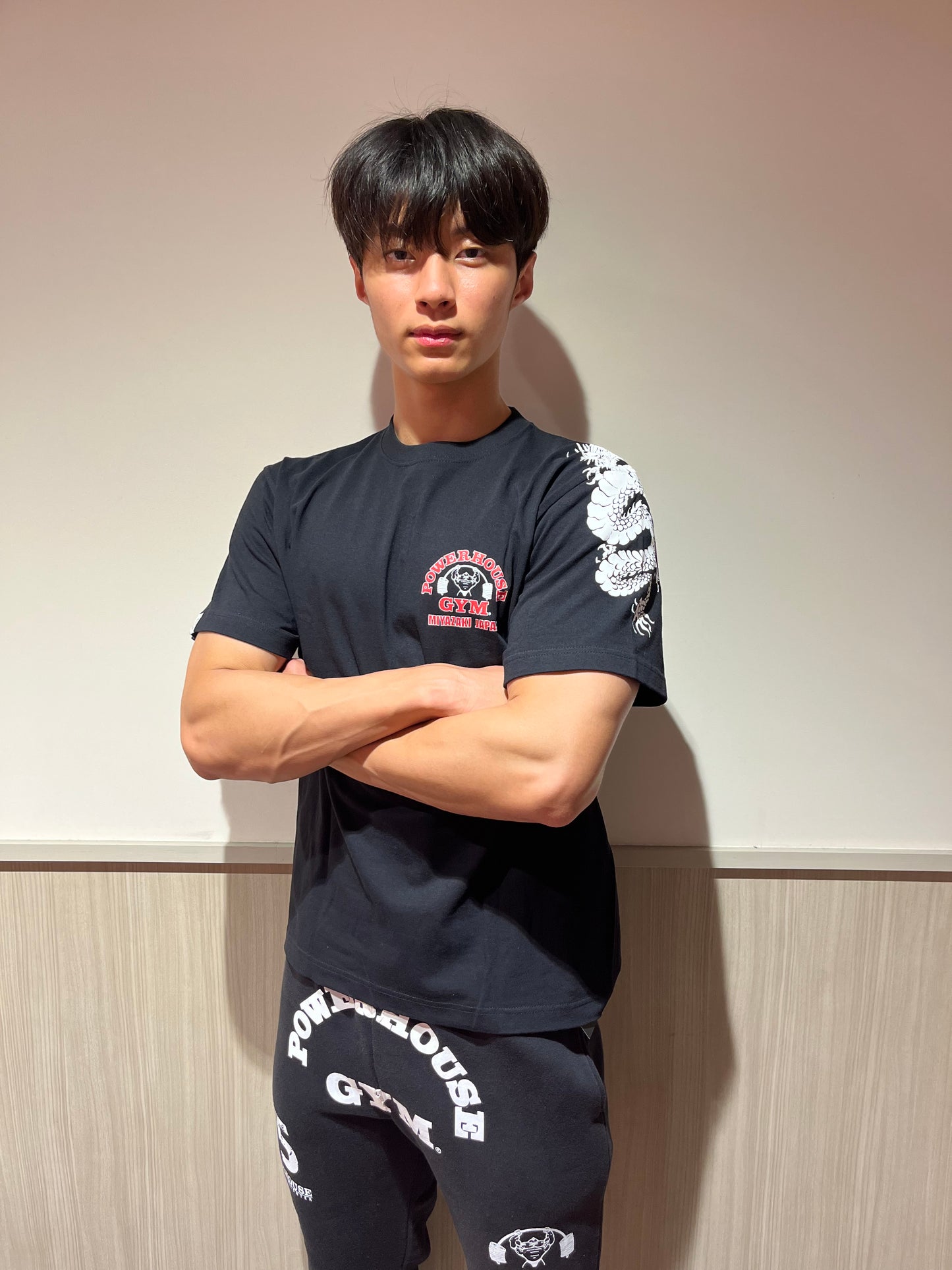 山岸秀匡&パワーハウスジム コラボロングスリーブTシャツ「風林火山」