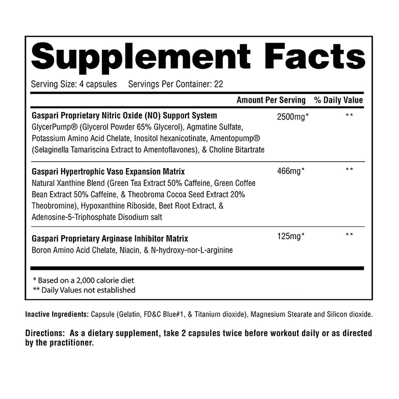 プラズマジェット 超強力ナイトリックオキサイド - GASPARI