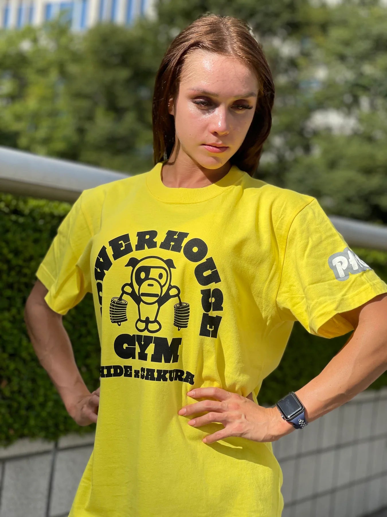 パワーハウスジム HIDE X SAKURA Tシャツ